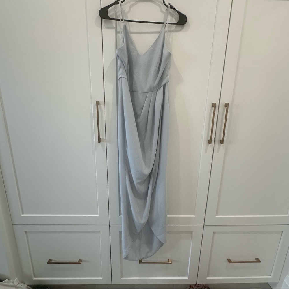 Elegant Blue Women's Dress